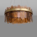 Loft Industry Modern - Leaf Circle PV Chandelier